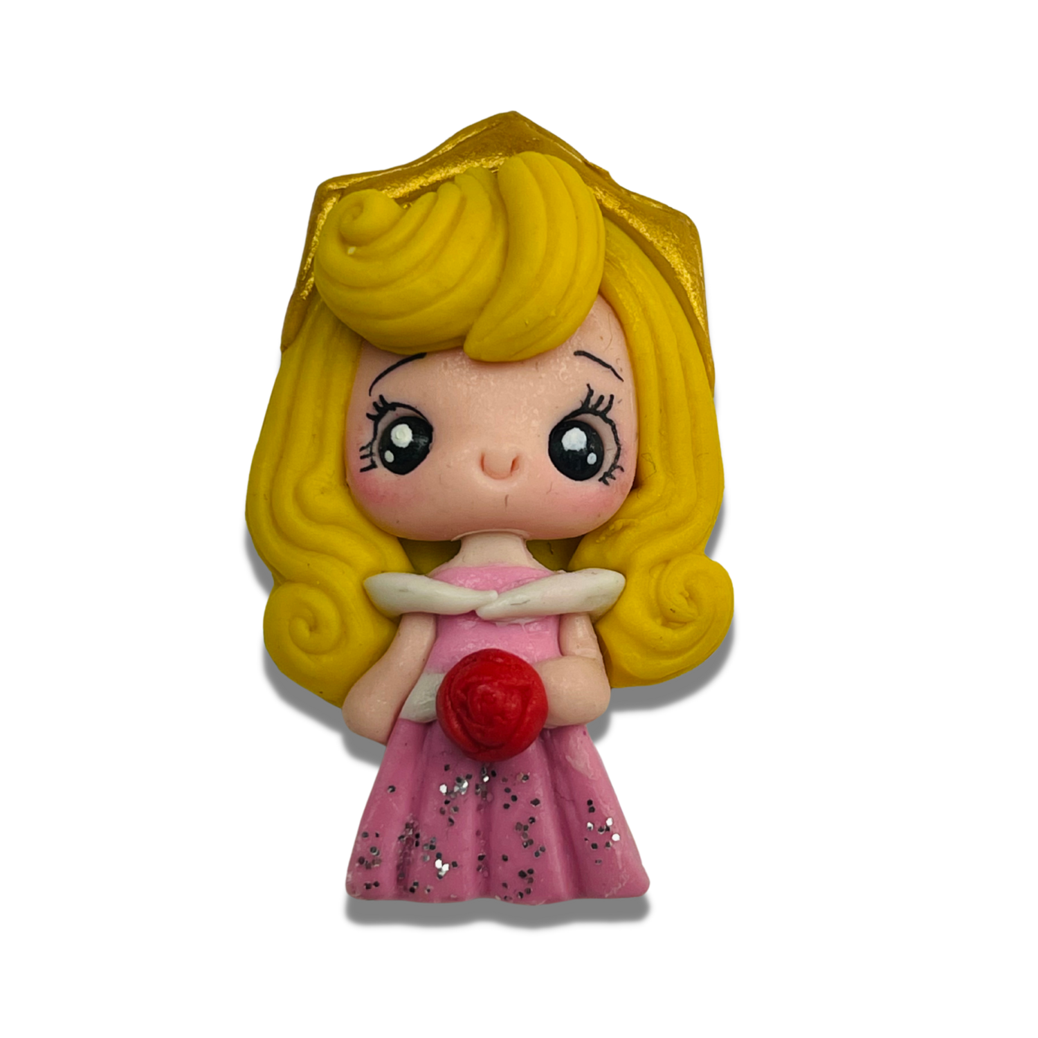 AU11: Princess Aurora Clay Bow Center Inspired