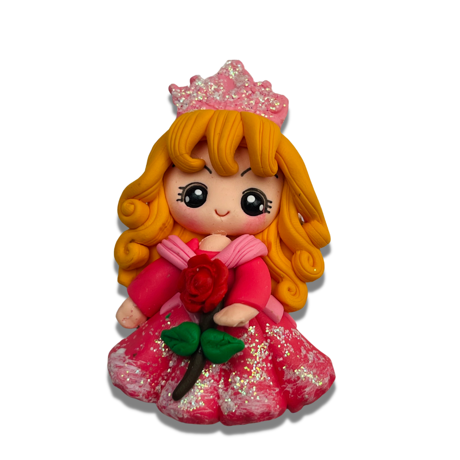 AU13: Princess Aurora Clay Bow Center Inspired