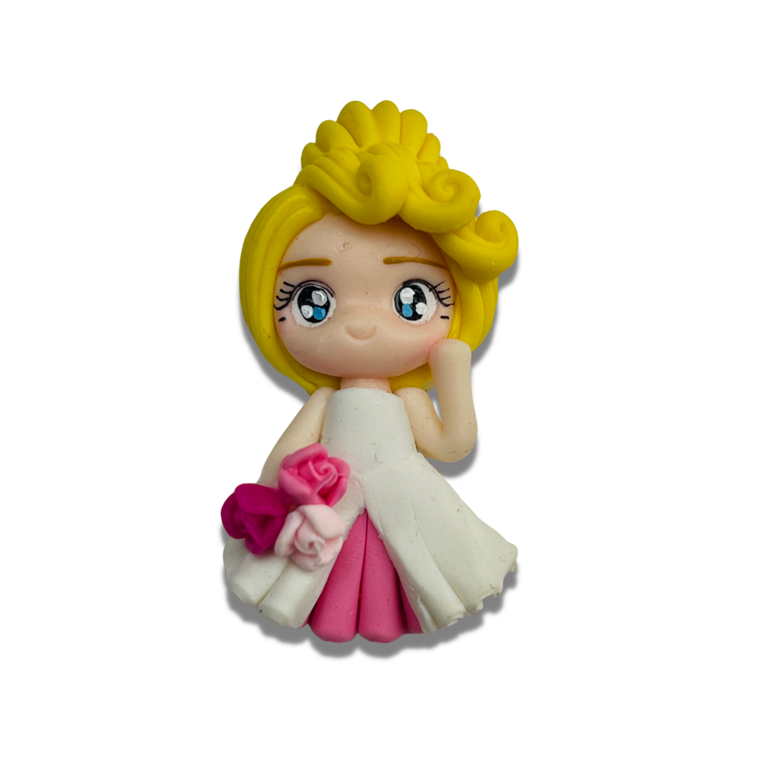 AU16: Princess Aurora Clay Bow Center Inspired