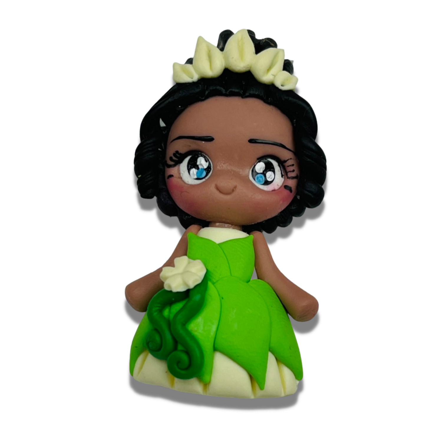 TA18:  Tiana Princess Clay Bow Center