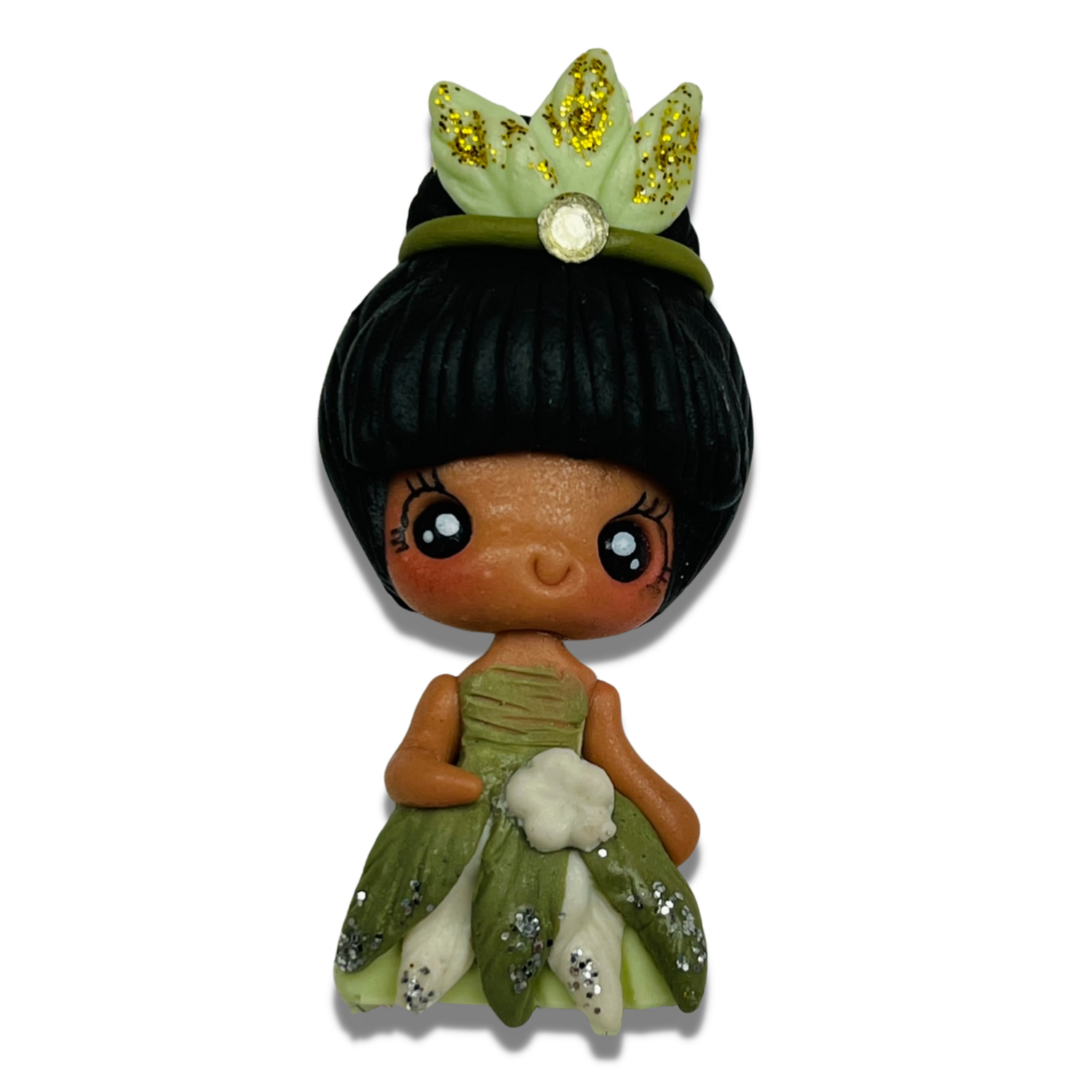 TA12:  Tiana Princess Clay Bow Center