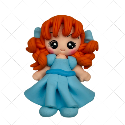 PP11: Young Pan Inspired Clay Doll for Hairbow Center