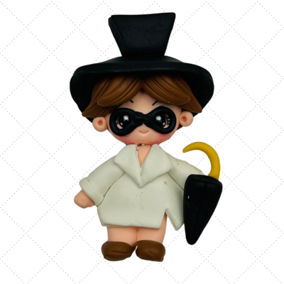 PP13: Young Pan Inspired Clay Doll for Hairbow Center