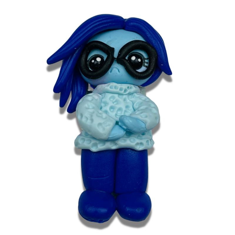 FE11: Sadness Polymer Clay Bow Center DIY