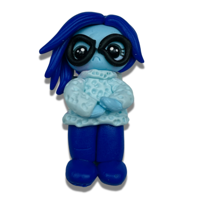 FE11: Sadness Polymer Clay Bow Center DIY