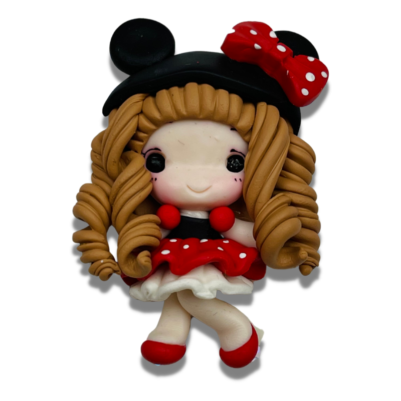 ME13: Mouse Ears Polymer Clay Bow Center DIY