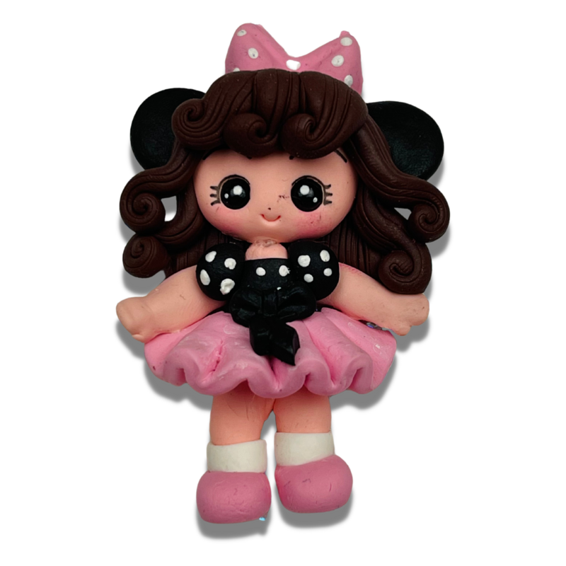 ME18: Mouse Ears Polymer Clay Bow Center DIY