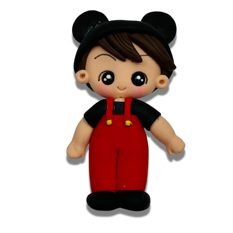ME24: Mouse Ears Polymer Clay Bow Center DIY