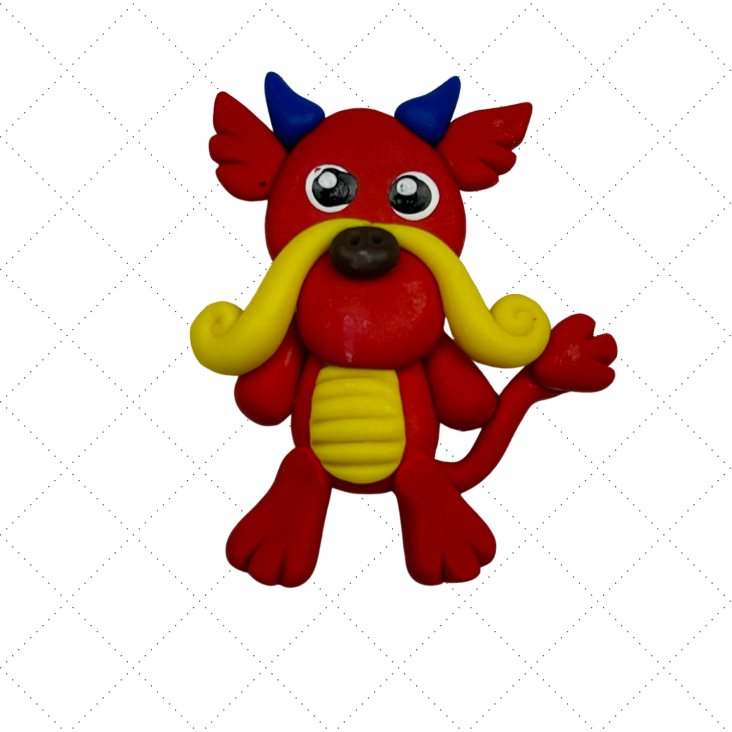 MU16: Mulan Handmade Clay Bow Centers Inspired