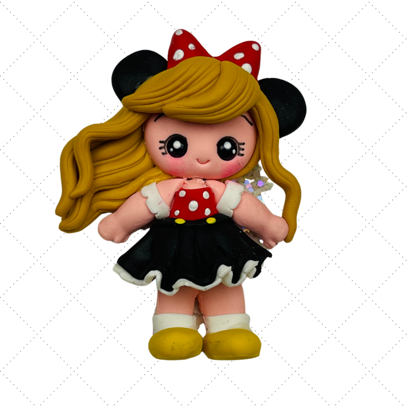 ME22: Mouse Ears Polymer Clay Bow Center DIY