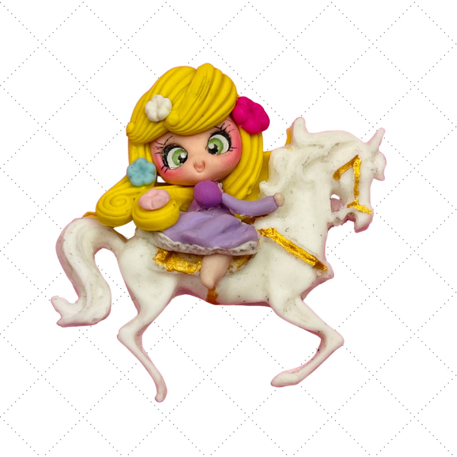 RP12: Rapunzel Inspired Clay Bow Center