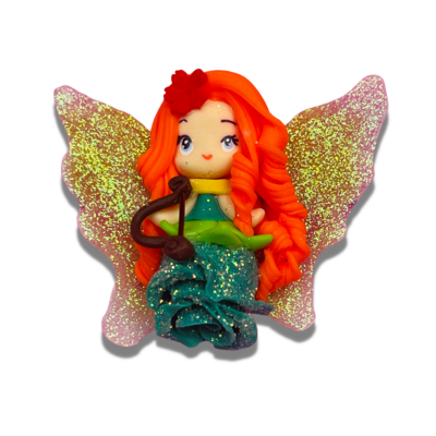 PA13: Meridy Inspired Princess Angel Clay Bow Center