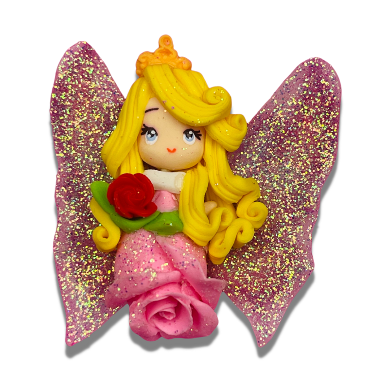 PA22: Aurora Inspired Princess Angel Clay Bow Center