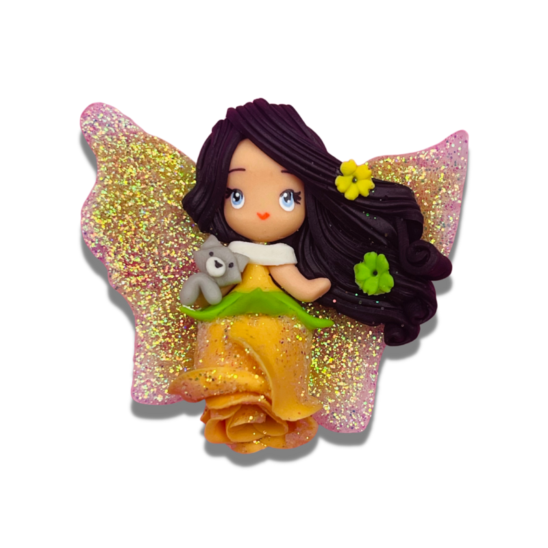 PA12: Pocahontas Inspired Princess Angel Clay Bow Center