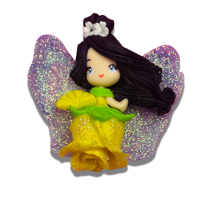 PA24: Mulan Inspired Princess Angel Clay Bow Center