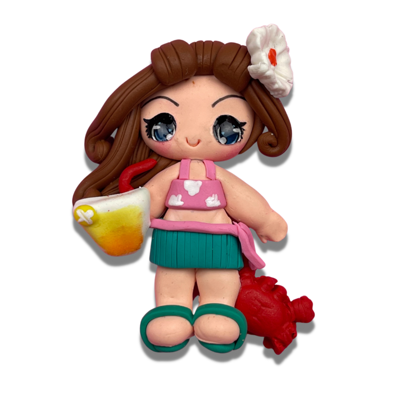 BWM13: Beach with Me Polymer Clay Bow Center DIY
