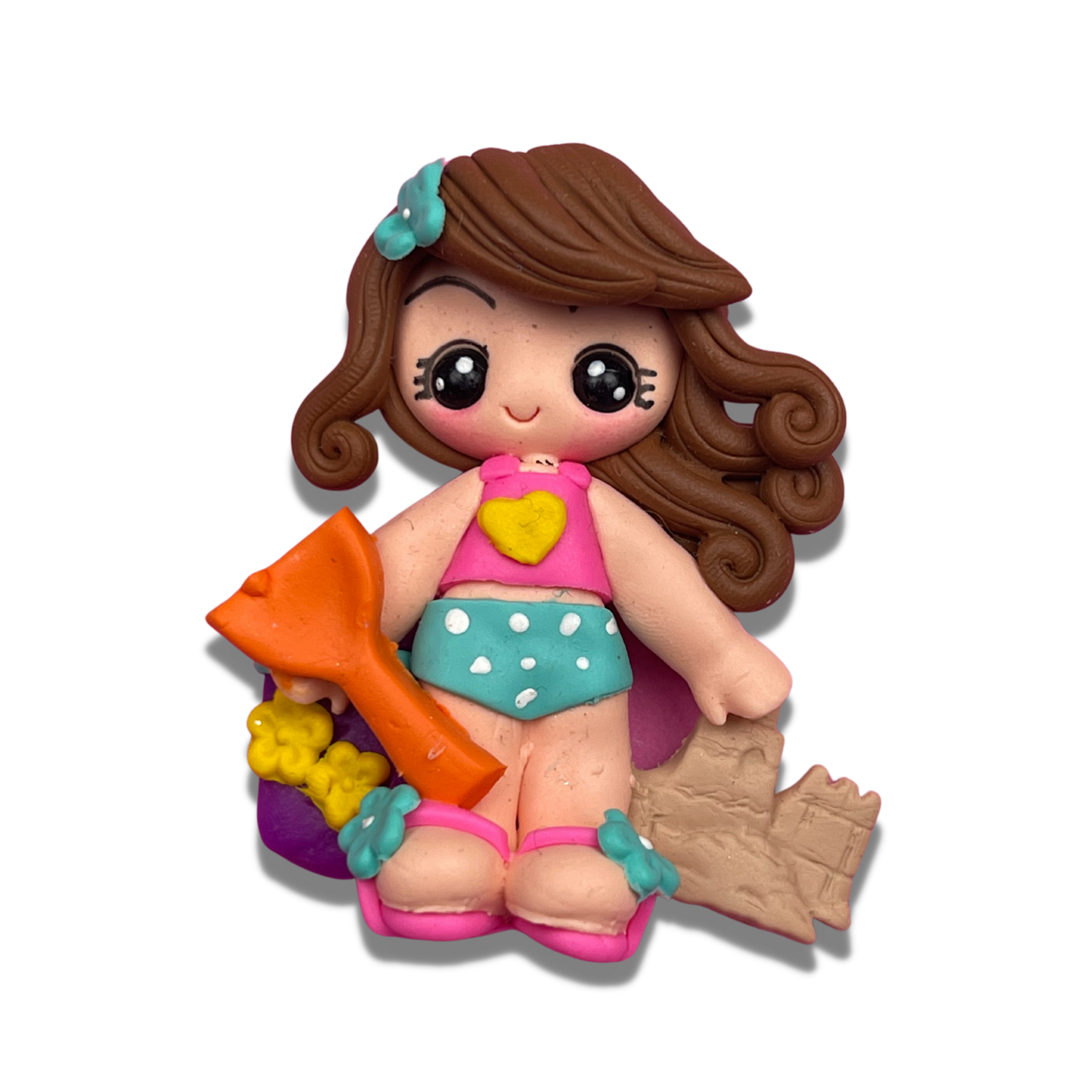 BWM17: Beach with Me Polymer Clay Bow Center DIY