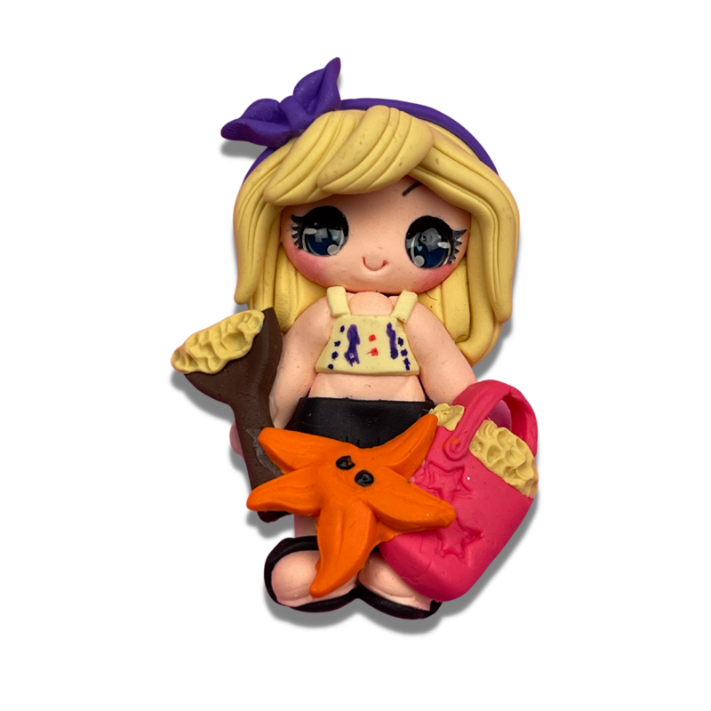 BWM20: Beach with Me Polymer Clay Bow Center DIY