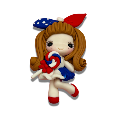 SS10: Patriotic Clay Bow Centers