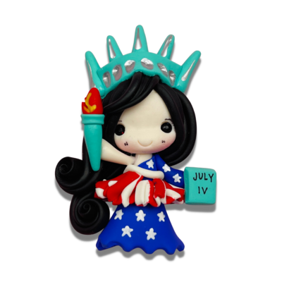 SS24:Patriotic Clay Bow Centers