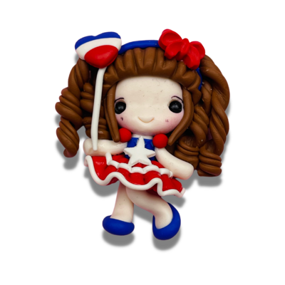 SS11: Patriotic Clay Bow Centers