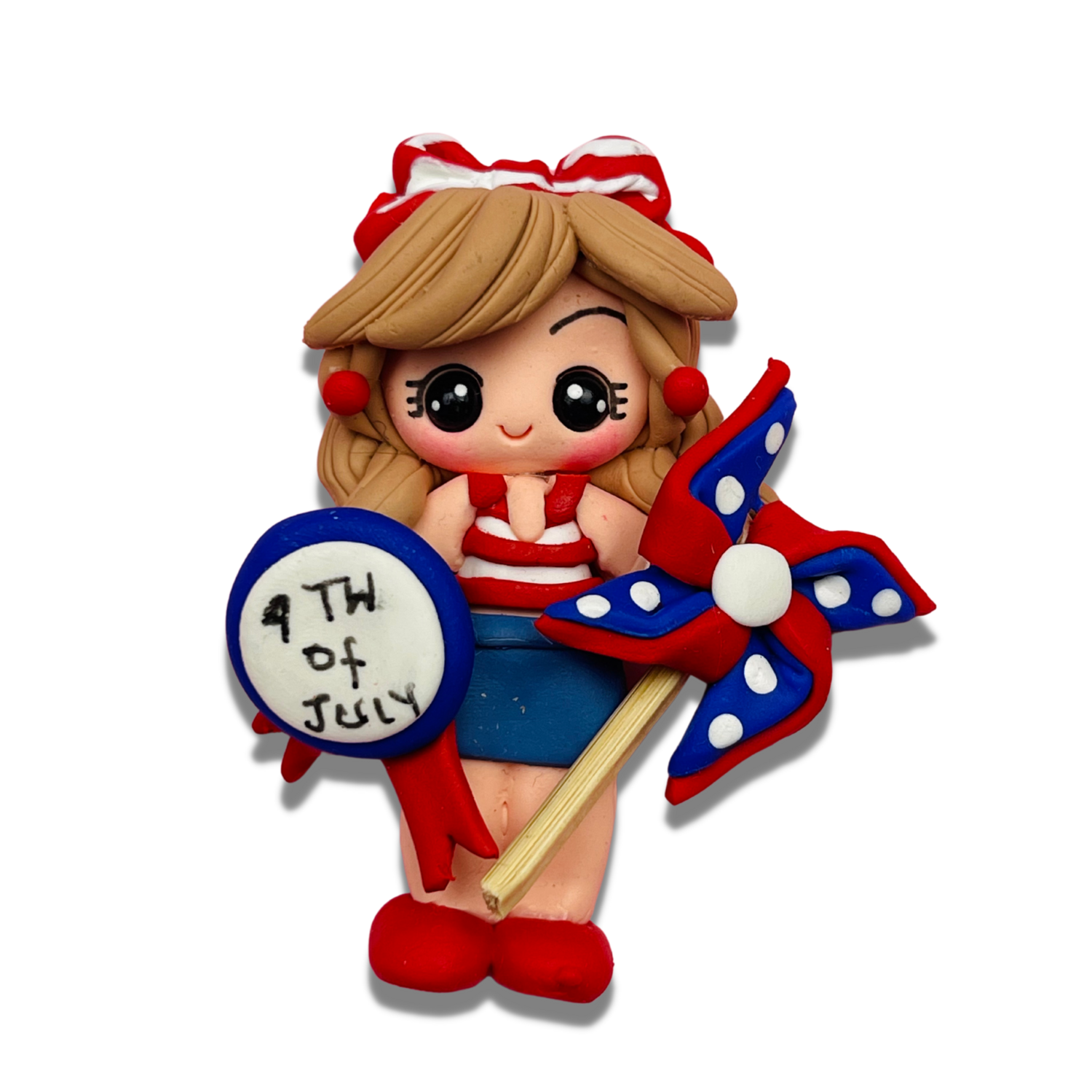 SS18: Patriotic Clay Bow Centers