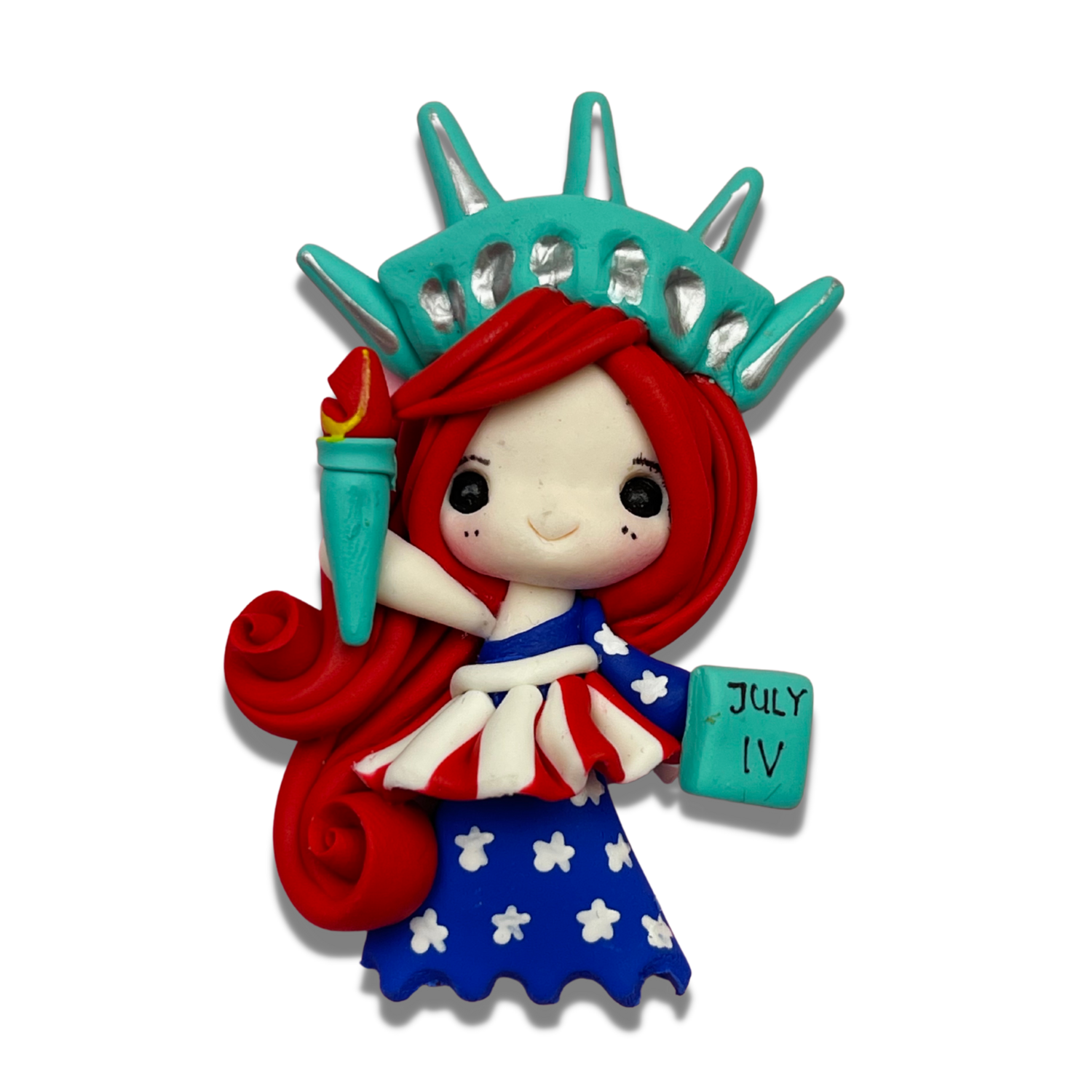 SS22: Patriotic Clay Bow Centers