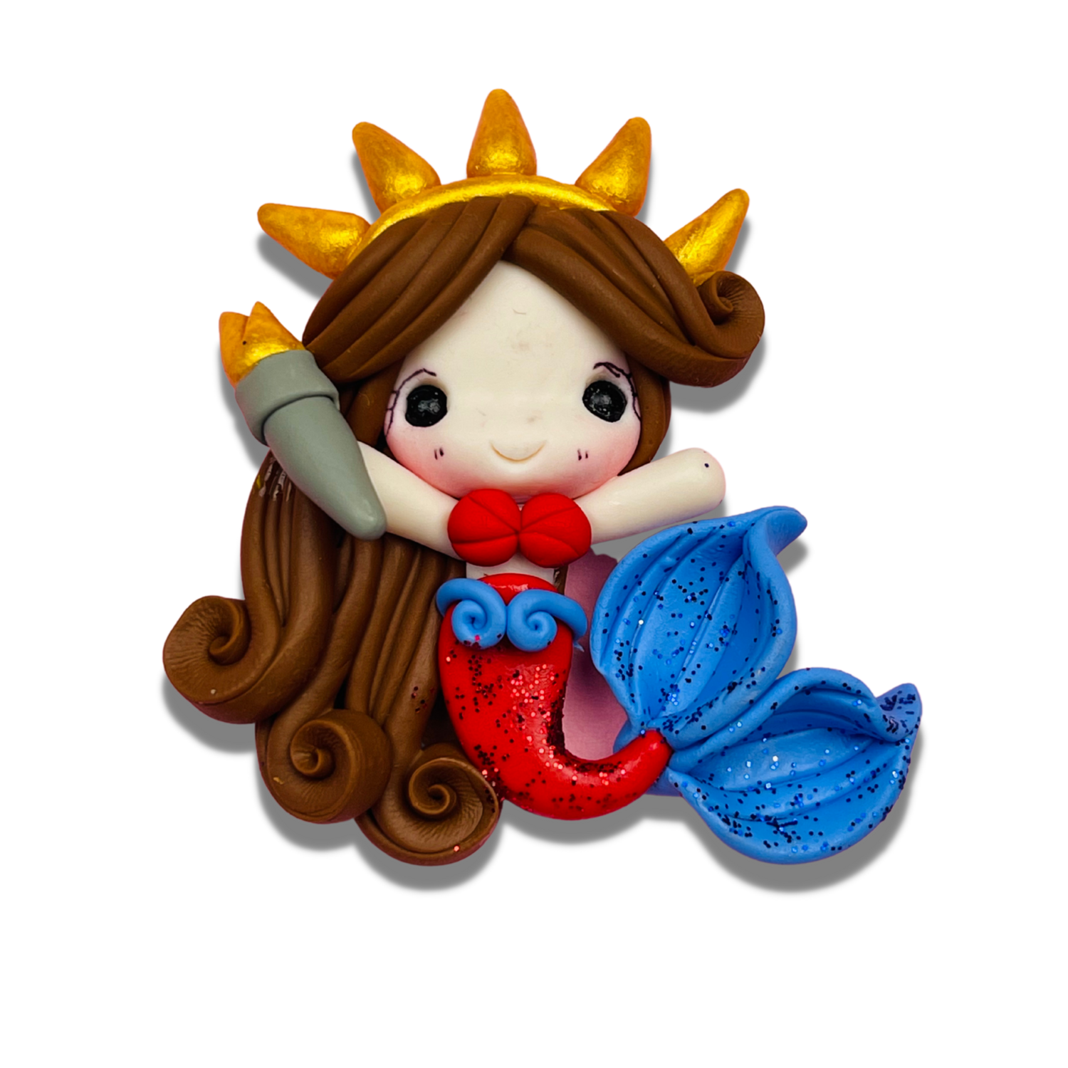 SS19:Patriotic Clay Bow Centers