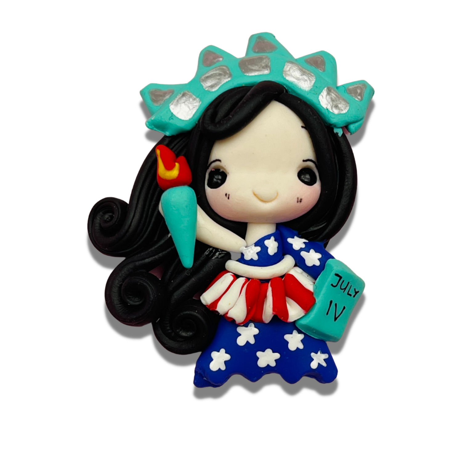 SS41: Patriotic Clay Bow Centers