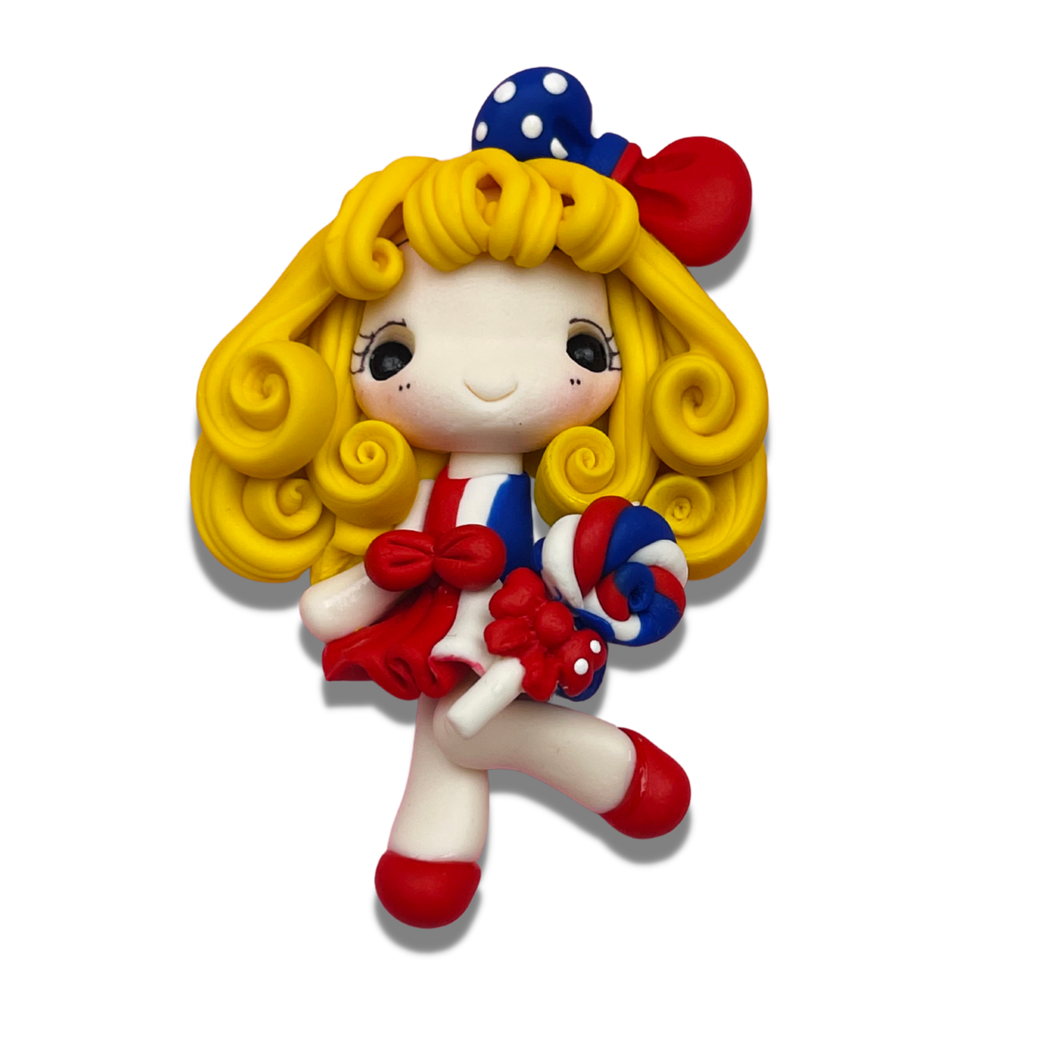 SS14: Patriotic Clay Bow Centers