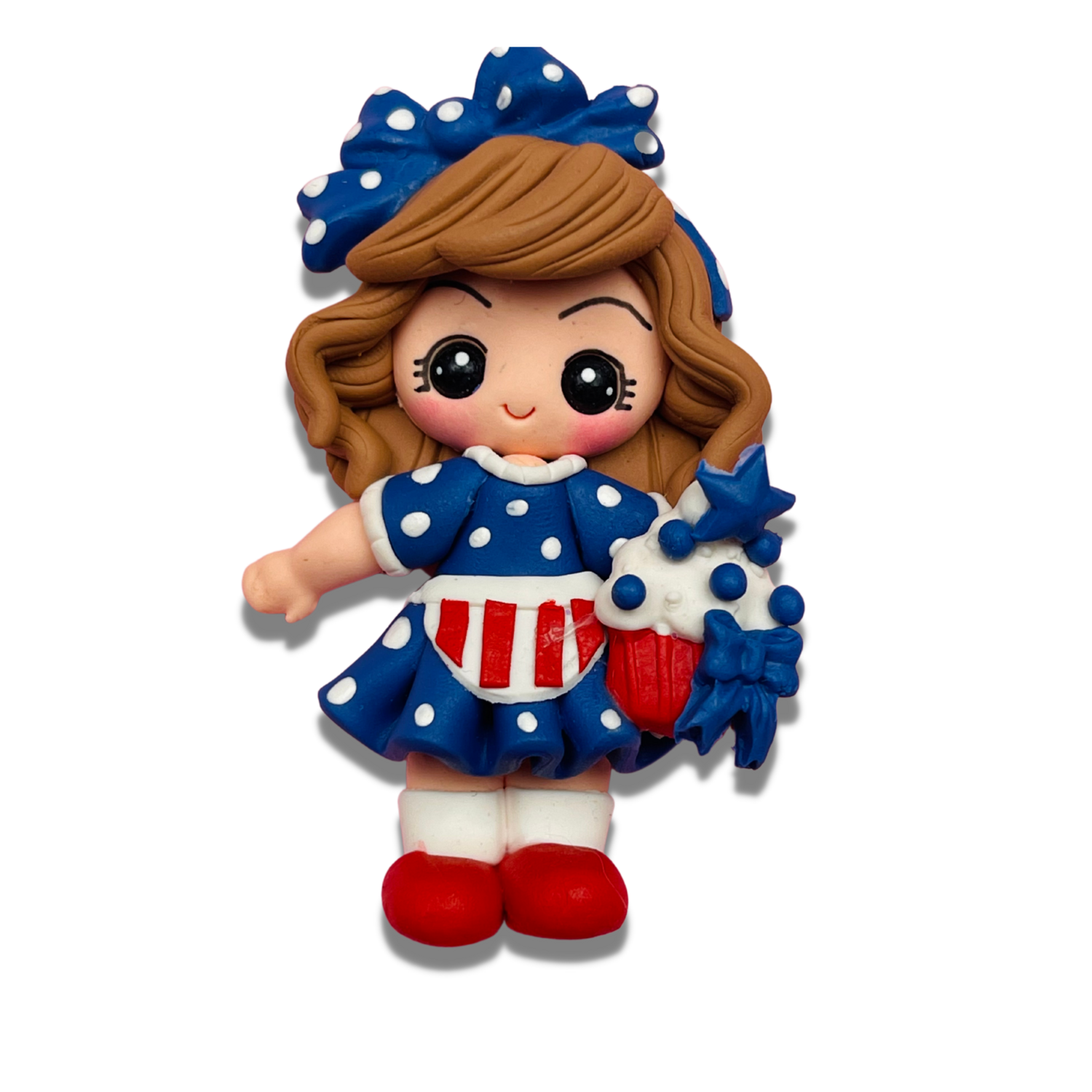 SS36: Patriotic Clay Bow Centers