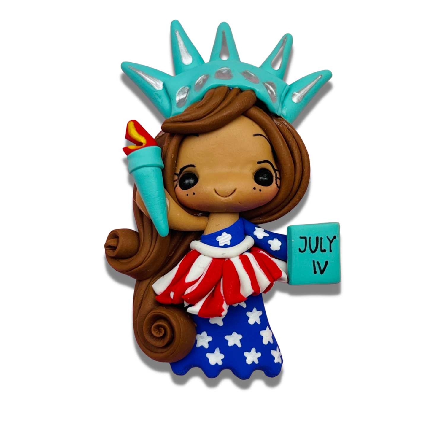 SS40: Patriotic Clay Bow Centers