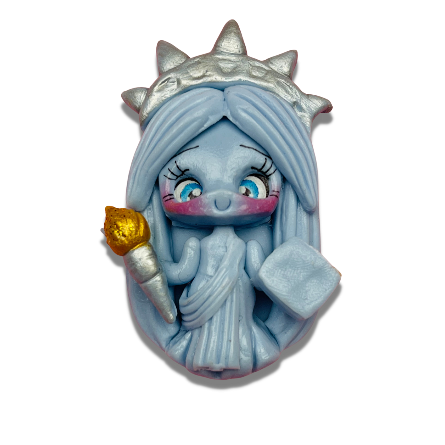 SS42: Patriotic Clay Bow Centers