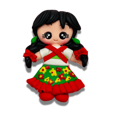 IN23: Spanish Style Clay Bow Embellishments