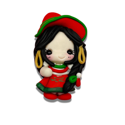 IN11: Spanish Style Clay Bow Embellishments