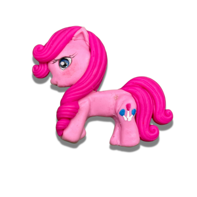 LP12: Pink Little Pony Polymer Clay Bow Centers