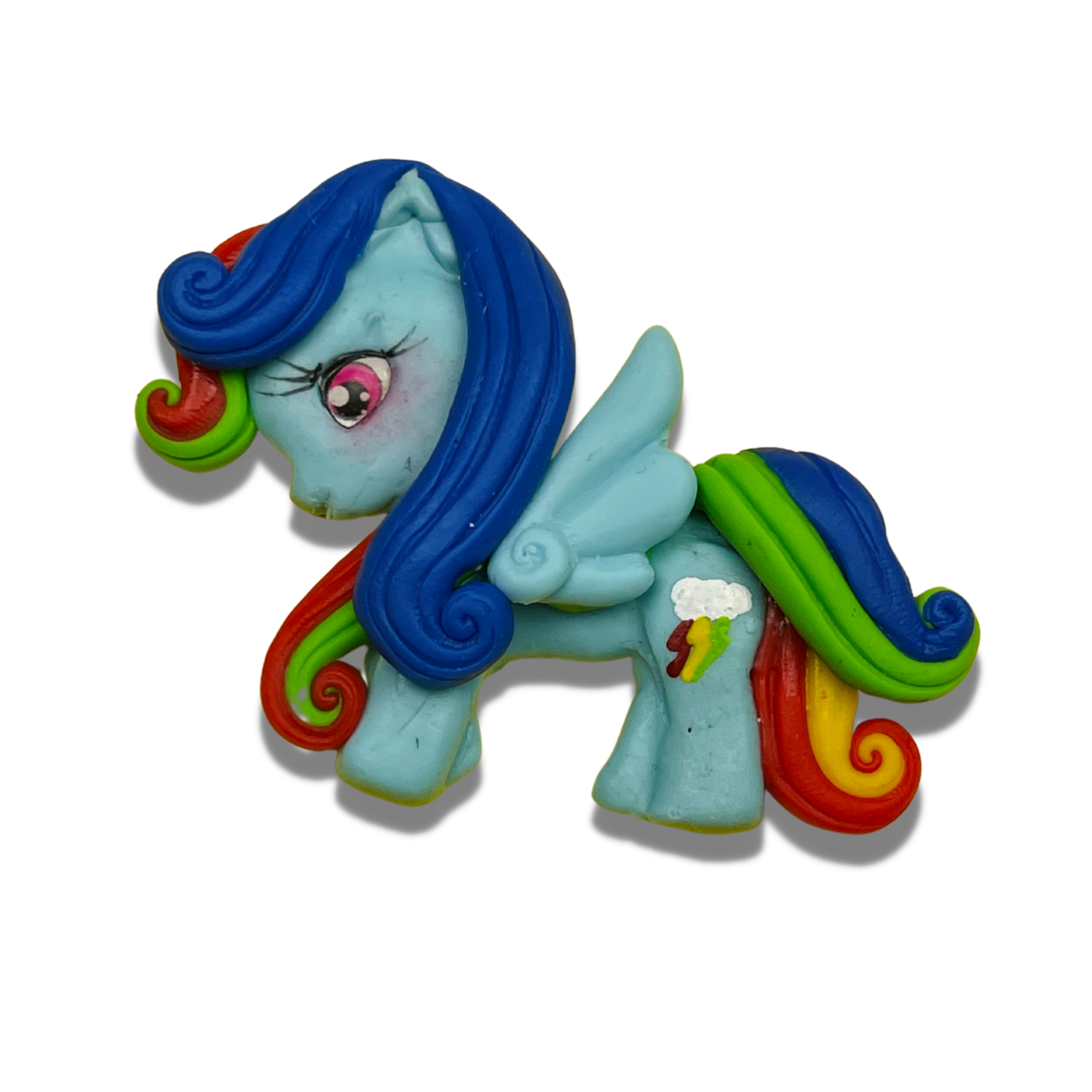 LP18: Multi-Colored Little Pony Polymer Clay Bow Centers