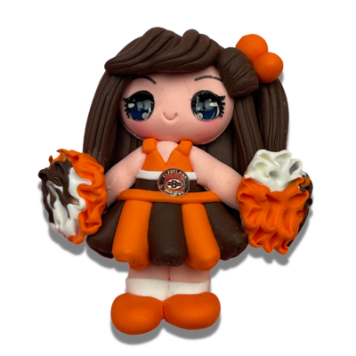 SP19: Cleveland Football Cheerleader Clay Bow Center