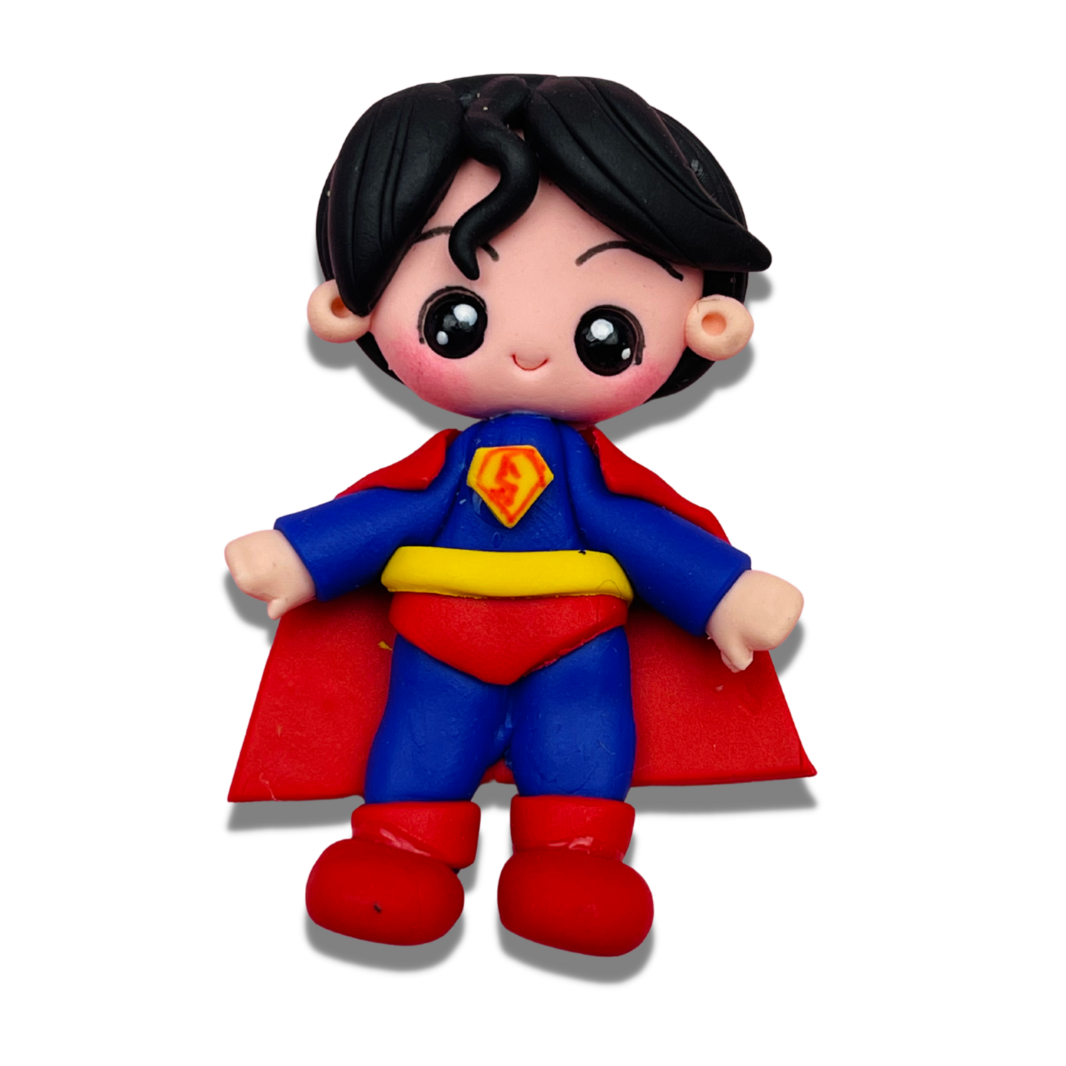 SUP23: Baby Superman Inspired Polymer Clay Charm