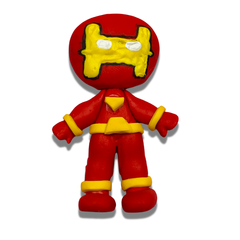 SUP26: Superhero Inspired Polymer Clay Charm
