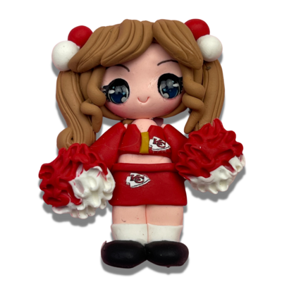 SP23: Kansas City Football Cheerleader Clay Bow Center