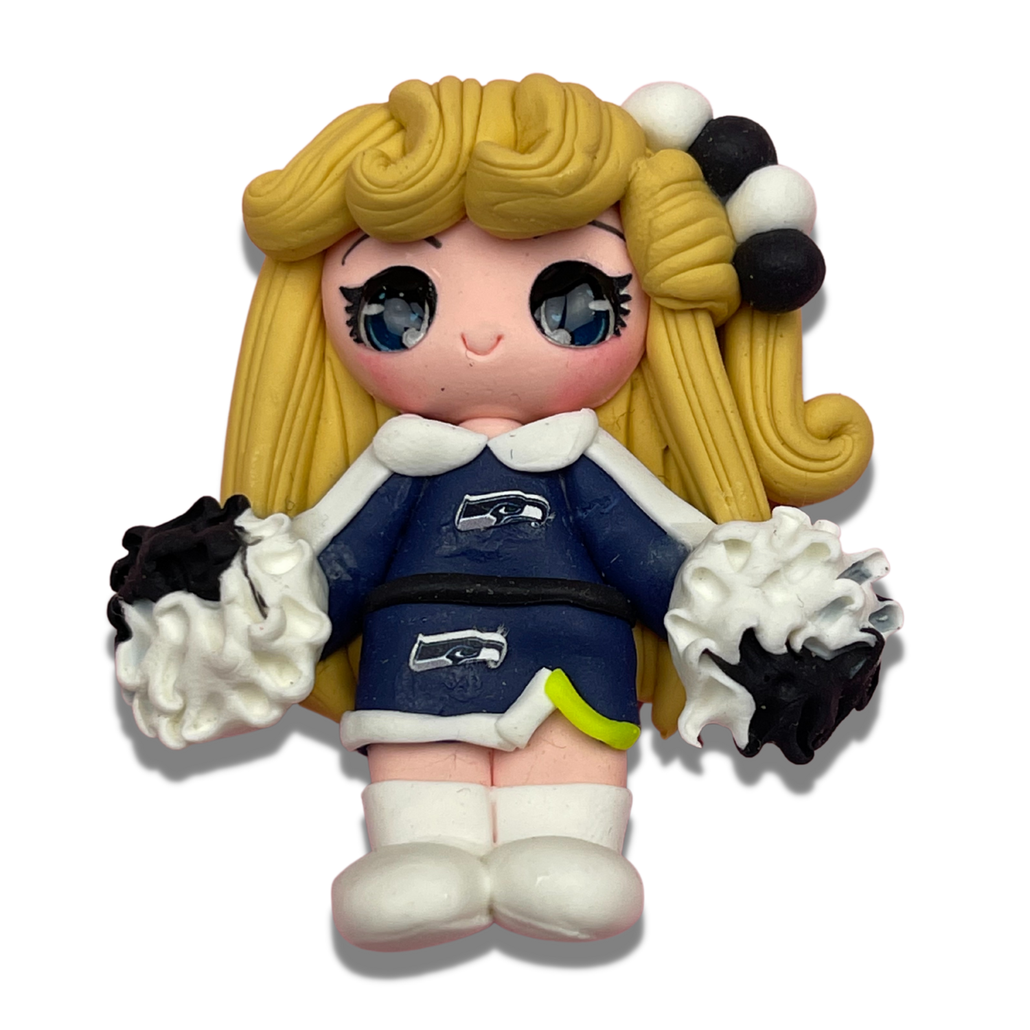 SP28: Seattle Football Cheerleader Clay Bow Center