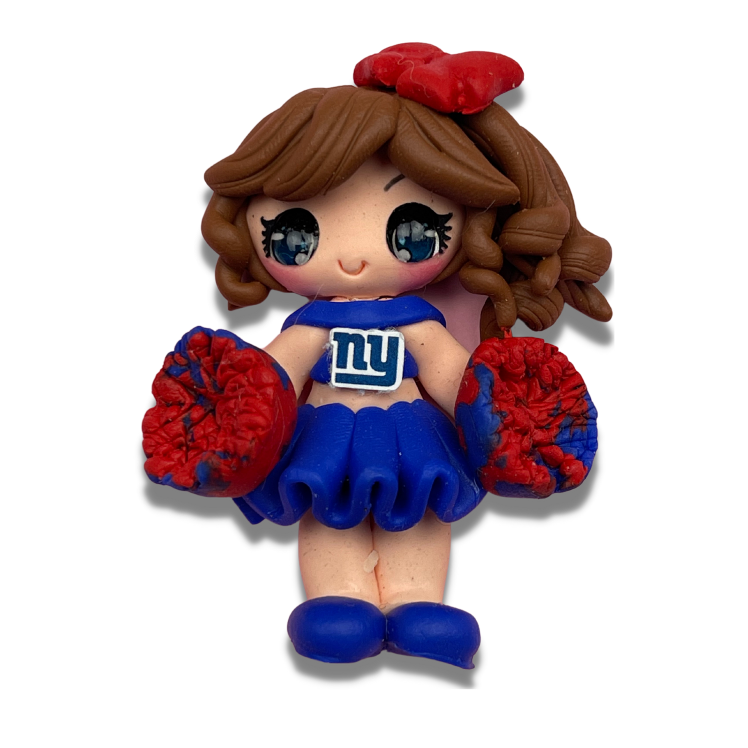 SP32: New York Football Cheerleader Clay Bow Center