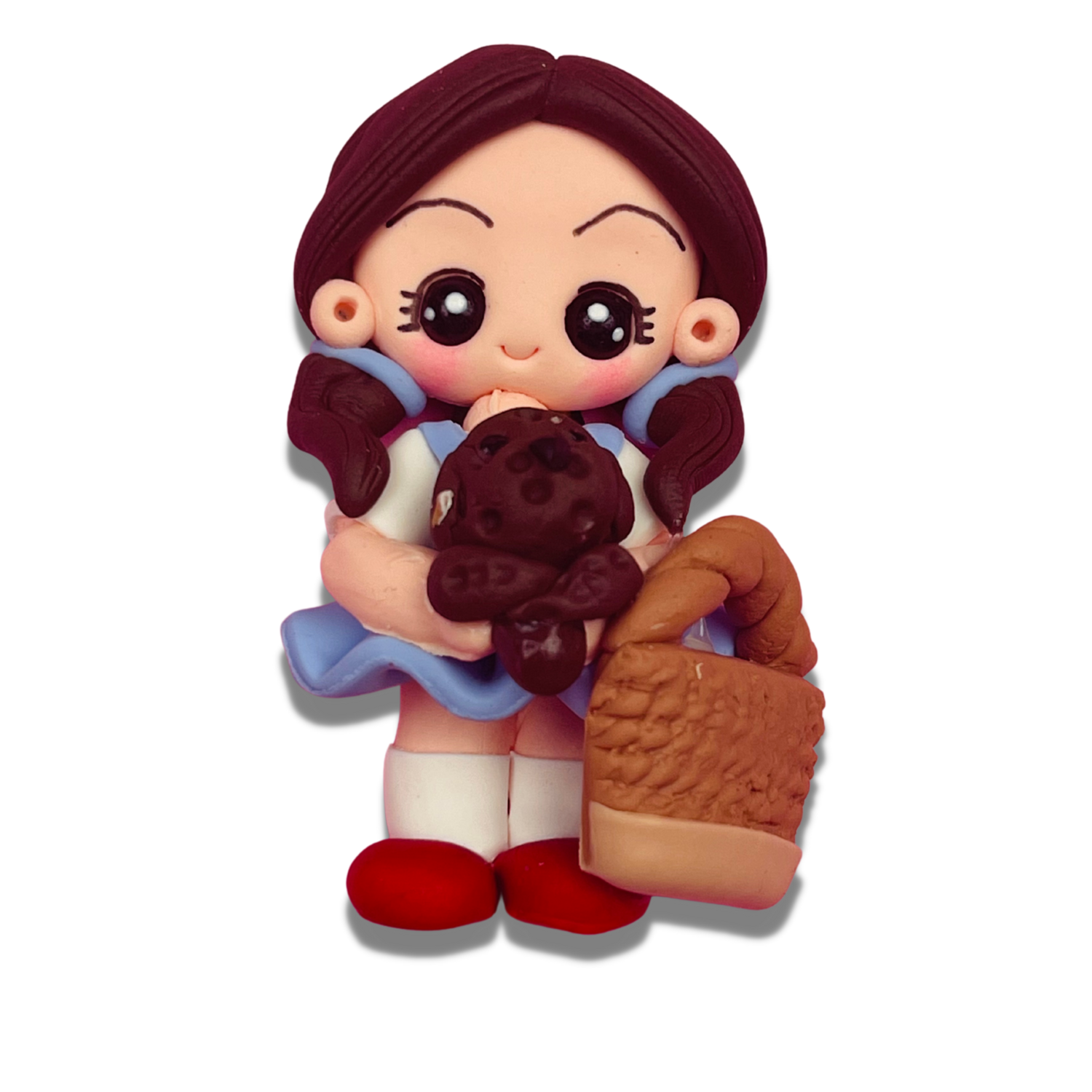 OZ10: Dorothy &amp; Wizard of Oz Clay Bow Center Inspired