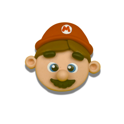 MB12: Mario Bros. Handmade Clay Bow Centers