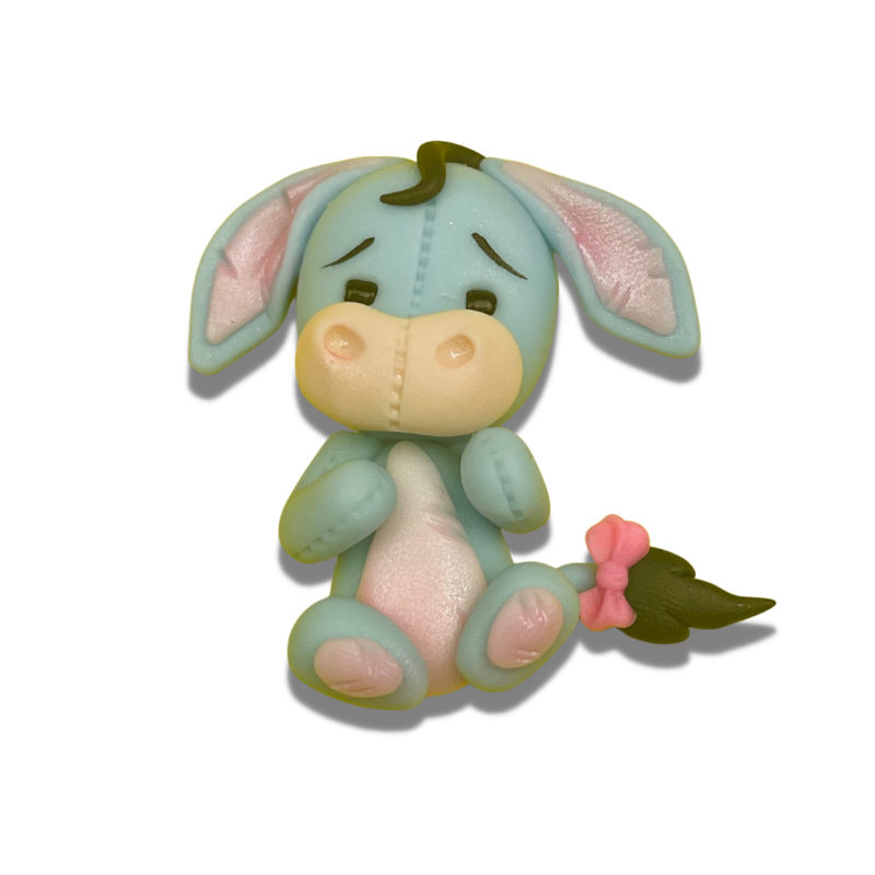 WNP12: Eeyore Inspired Polymer Clay Charm