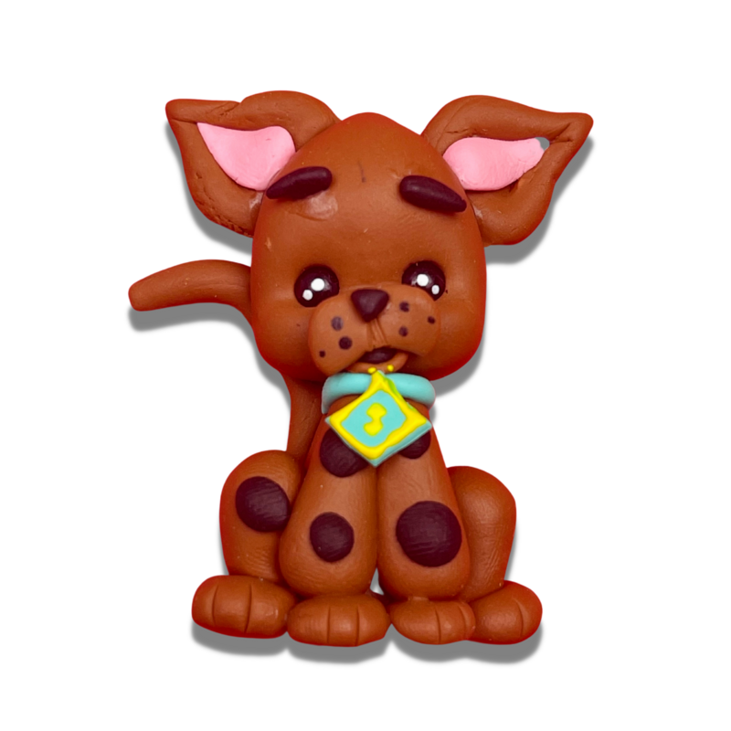 SCD 13: Scooby Doo Inspired Polymer Clay Bow Center DIY