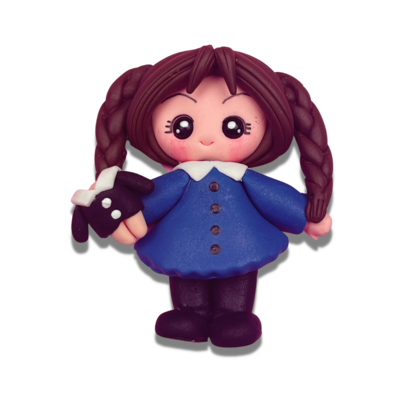 ADF14: Wednesday Polymer Clay Bow Center DIY