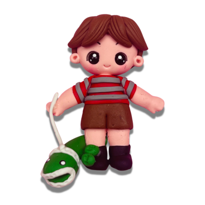 ADF13: Pugsley Polymer Clay Bow Center DIY