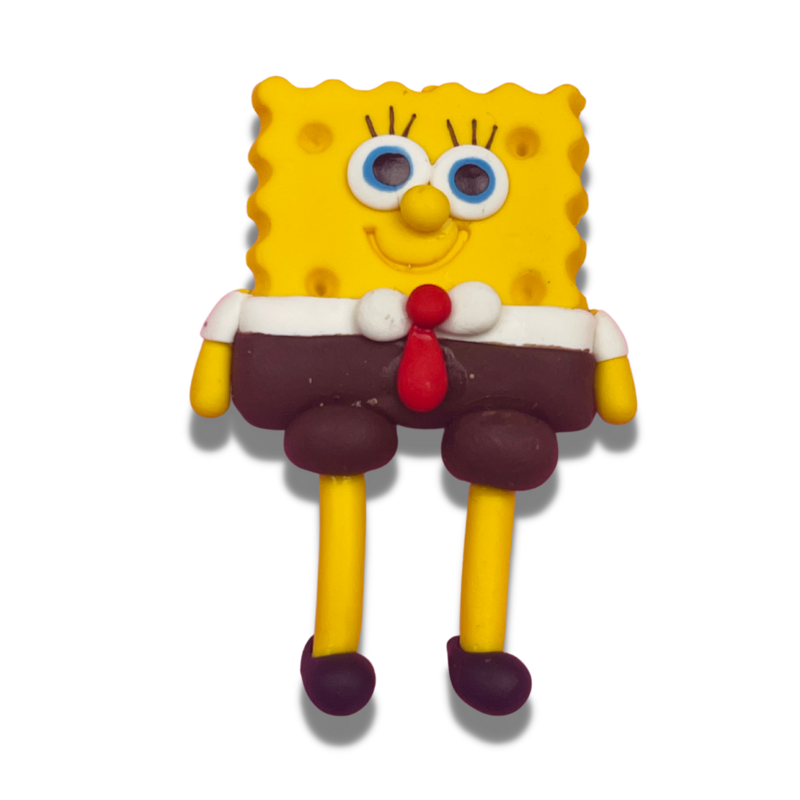 SB12: Spongebob Clay Hair Bow Center